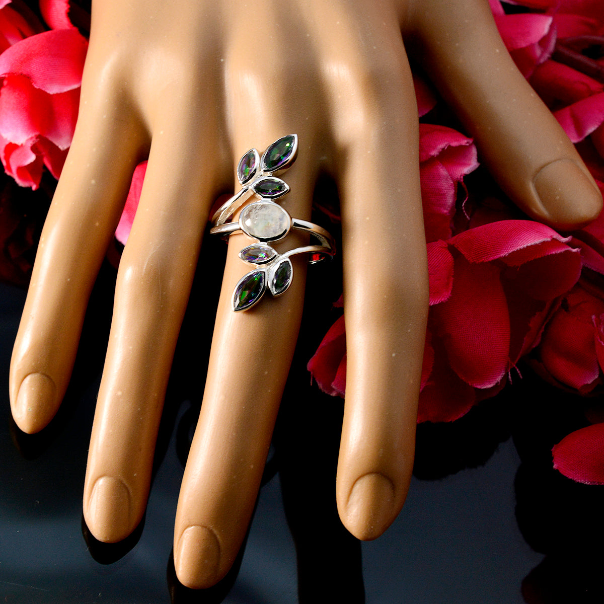 Mathilde Cocktail multicolor Hepta Ring