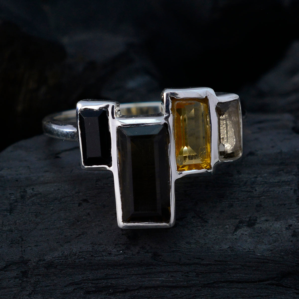 Hana Cocktail multicolor quarter Ring