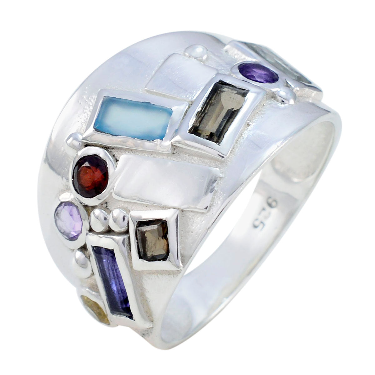 Kennedy Trendy multicolor multiple Ring
