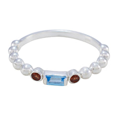 zazlle Abstract multicolor Trilogy Ring Multi Stone Multicolor
