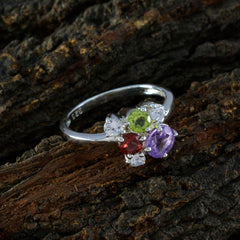 Ayesha Graceful multicolor Hexa Ring