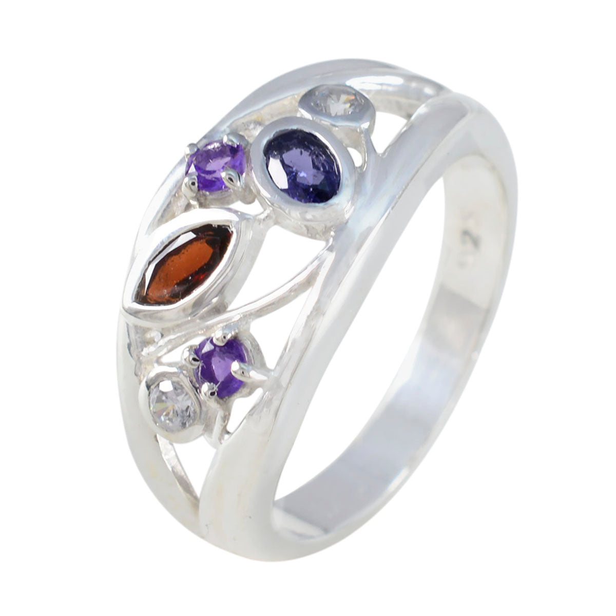 Meera Modern multicolor multiple Ring