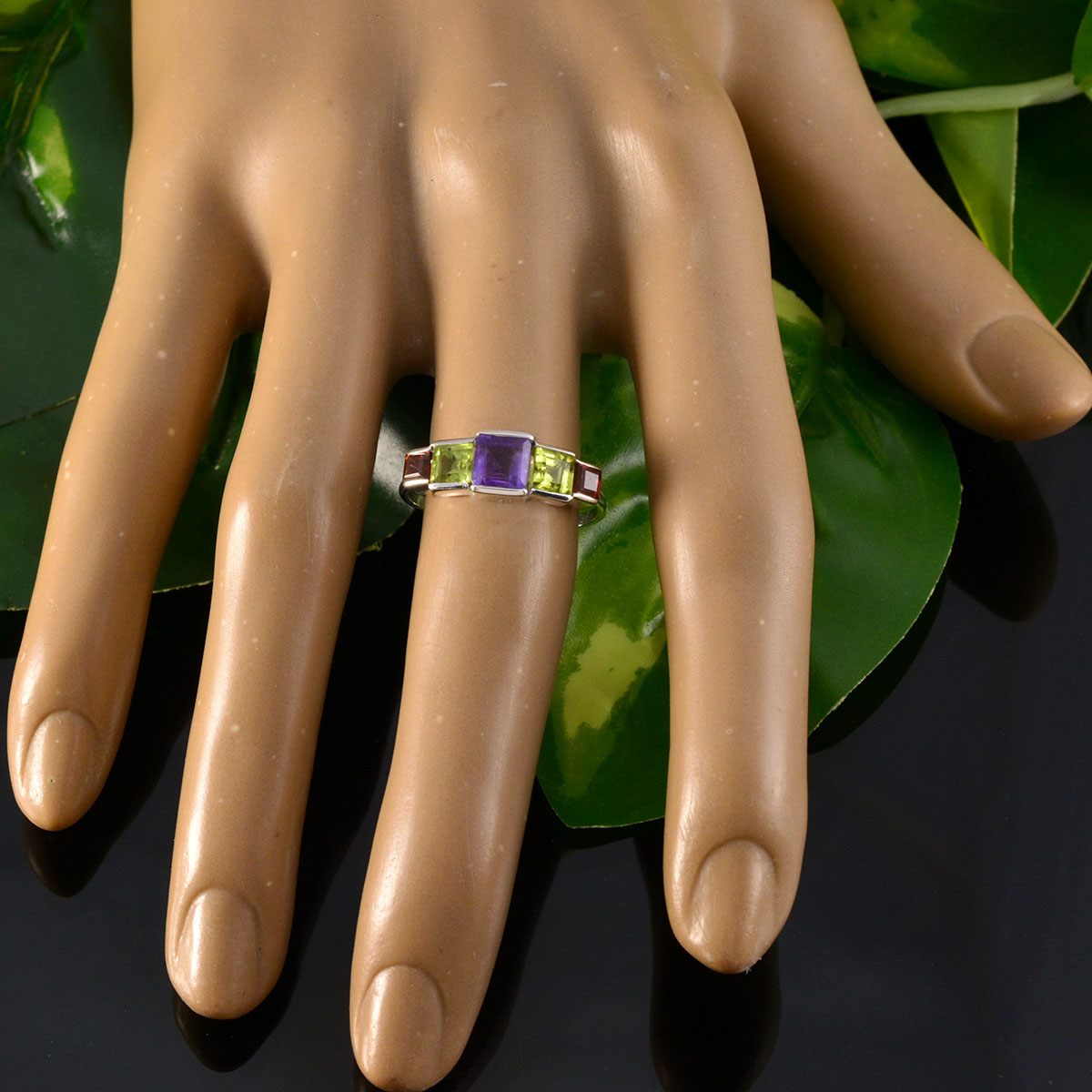 Autumn Graceful multicolor Penta Ring