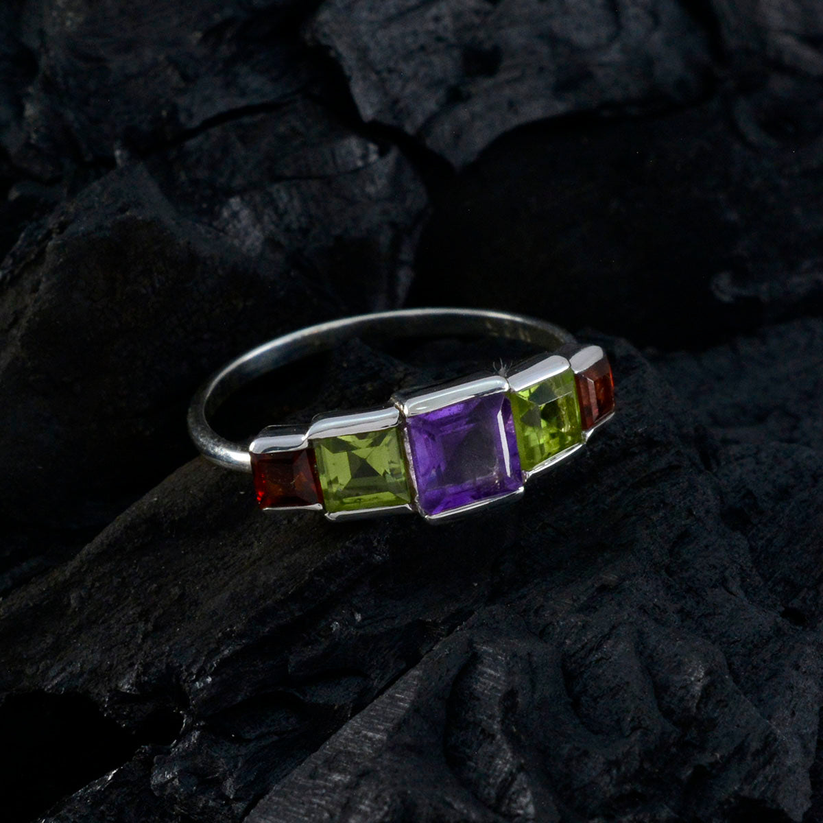 Autumn Graceful multicolor Penta Ring