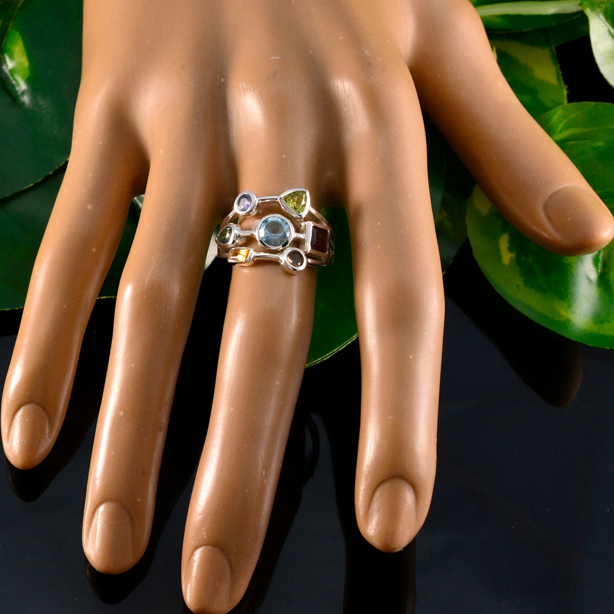 Charlotte Cocktail multicolor Hepta Ring