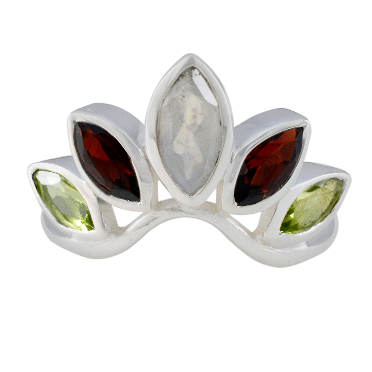 Nari crown multicolor Penta Ring