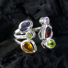 Nisa Cocktail multicolor Hexa Ring
