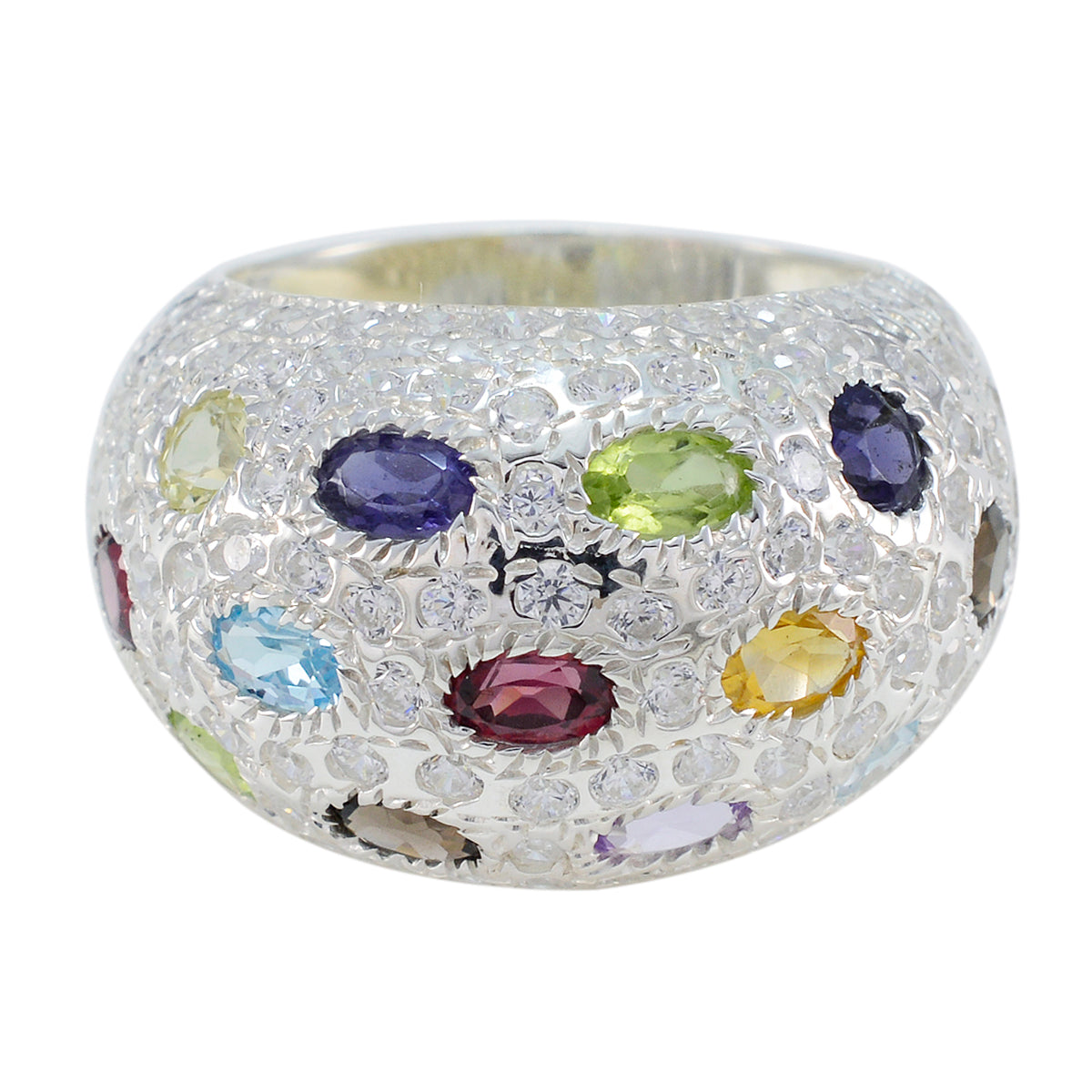 Penelope Cocktail multicolor multiple Ring