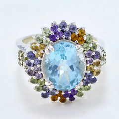 Eva Cocktail multicolor Halo Ring