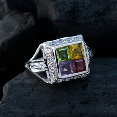 Aaliyah Contemporary multicolor quarter Ring
