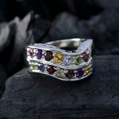 Lakshmi Boho multicolor Halo Ring