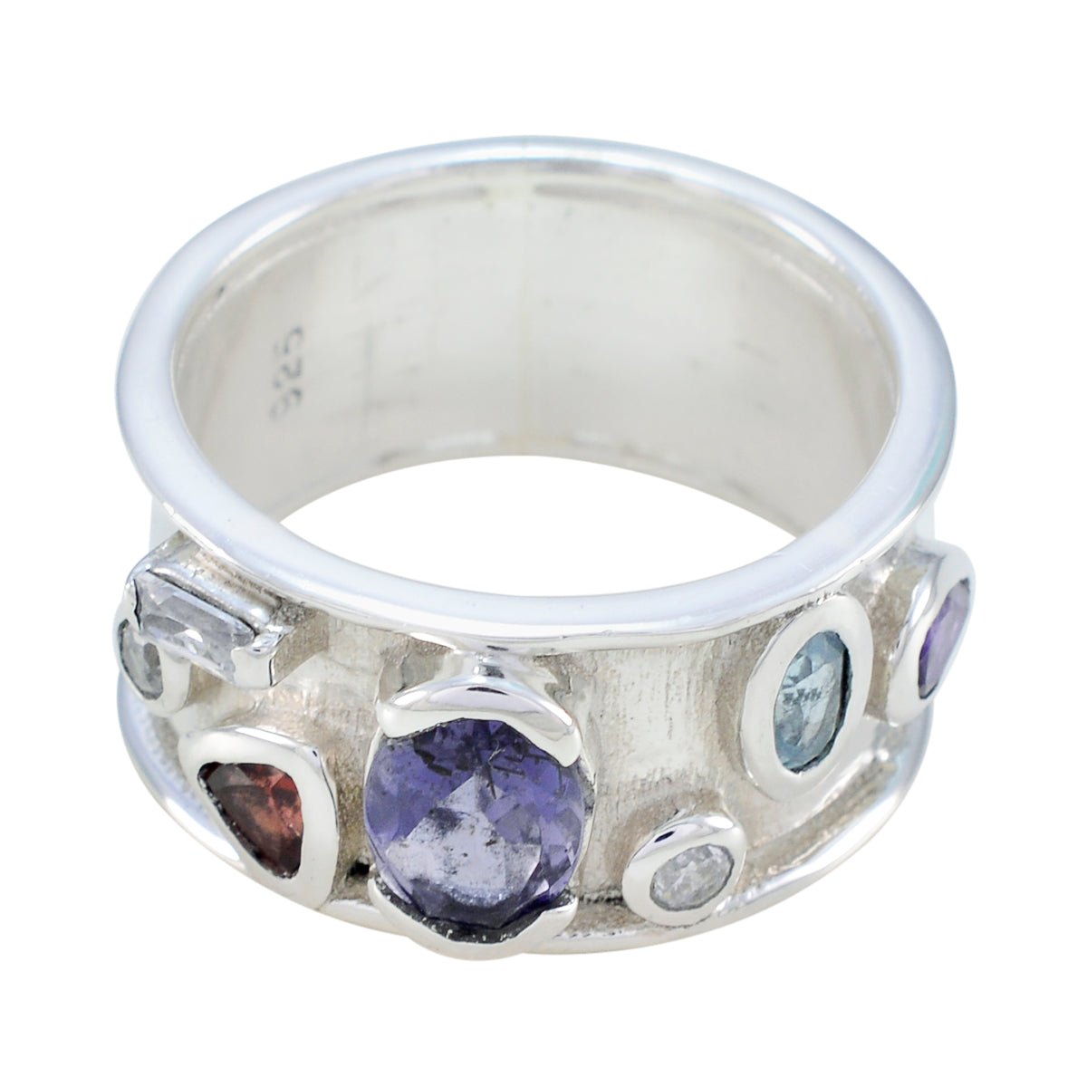 Ananya Bubble multicolor multiple Band Multi Stone Multicolor