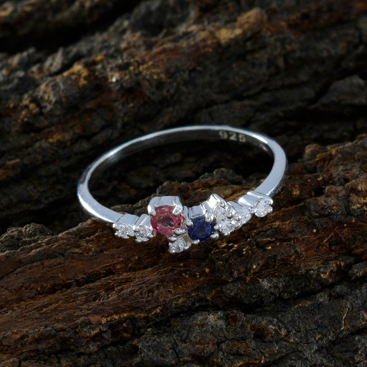 Min-seo Contemporary multicolor multiple Ring