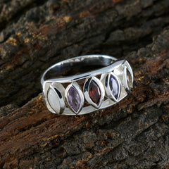 lara Sophisticated multicolor Penta Ring