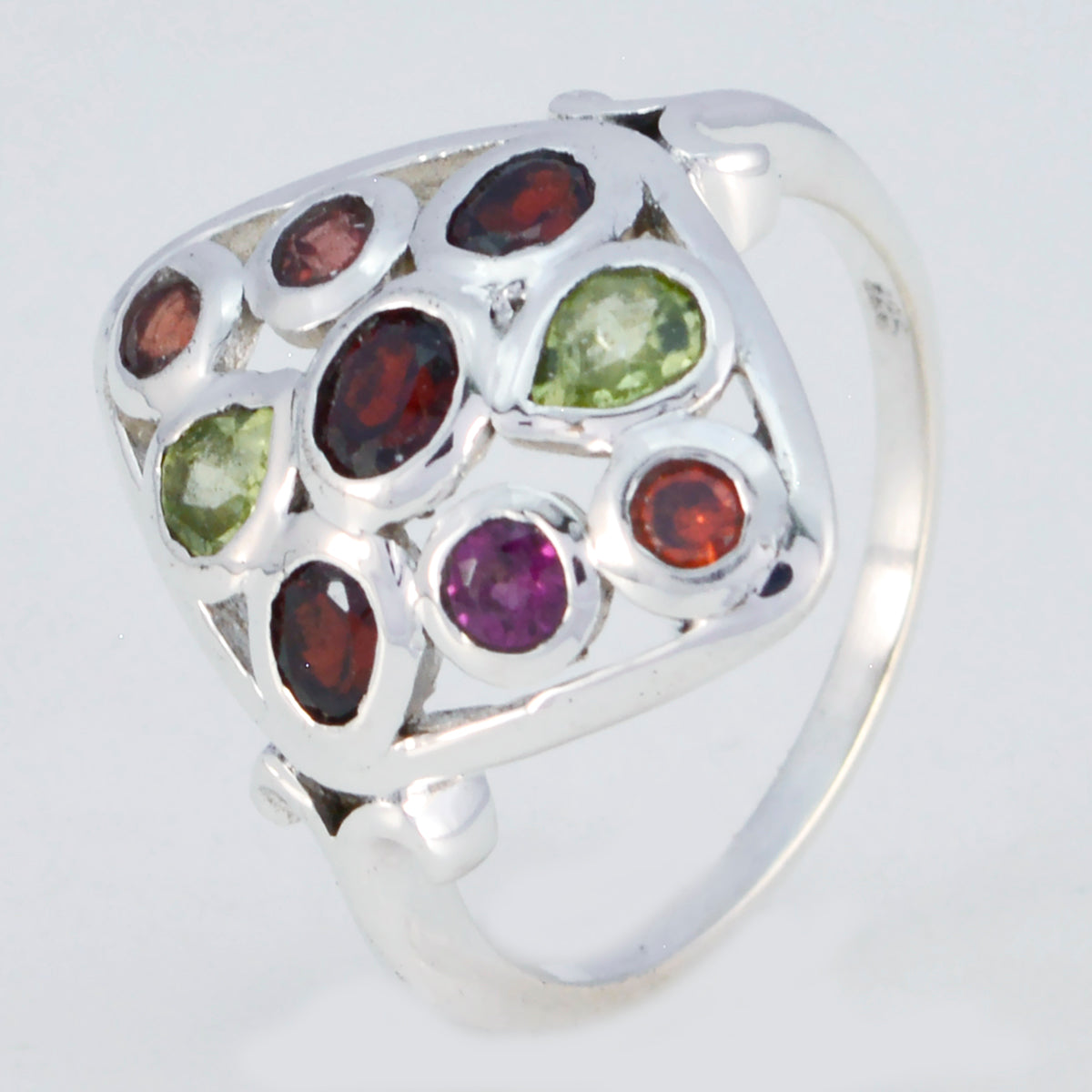 Aisha Modern multicolor Navratna Ring