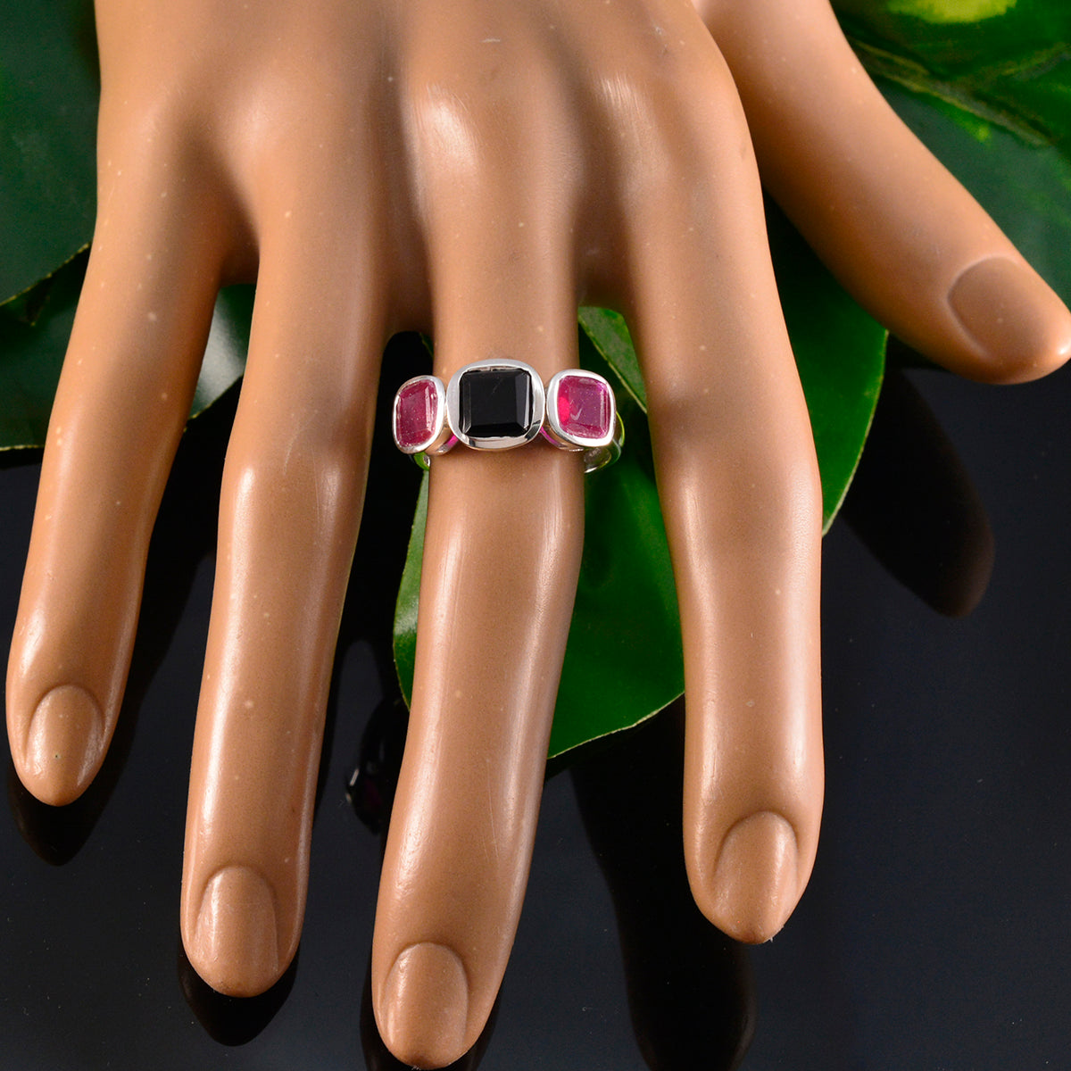 Micaela Boho multicolor Trilogy Ring