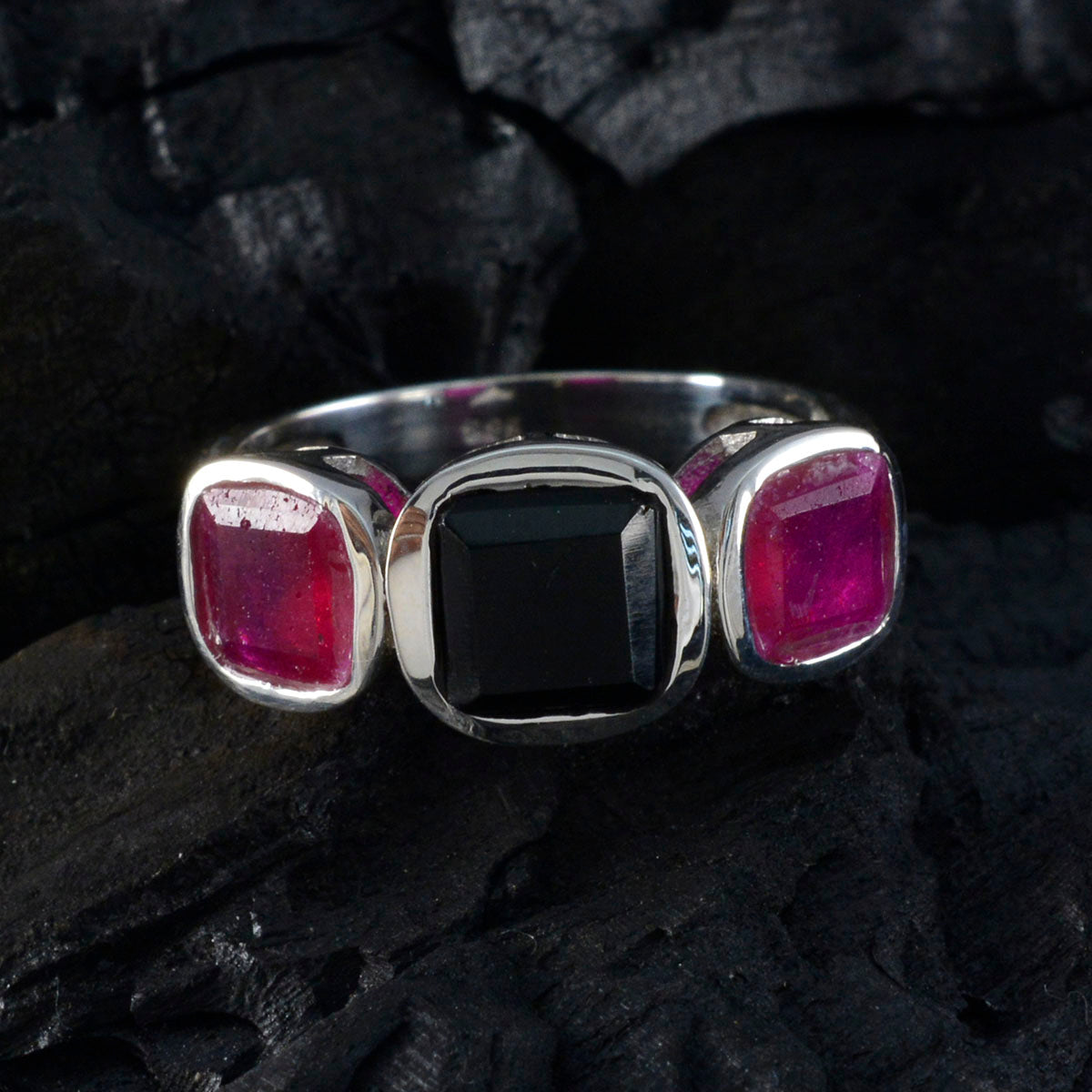 Micaela Boho multicolor Trilogy Ring