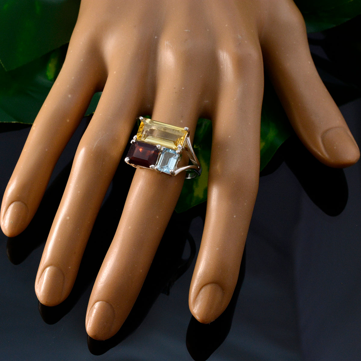 Lucy Trendy multicolor Trilogy Ring