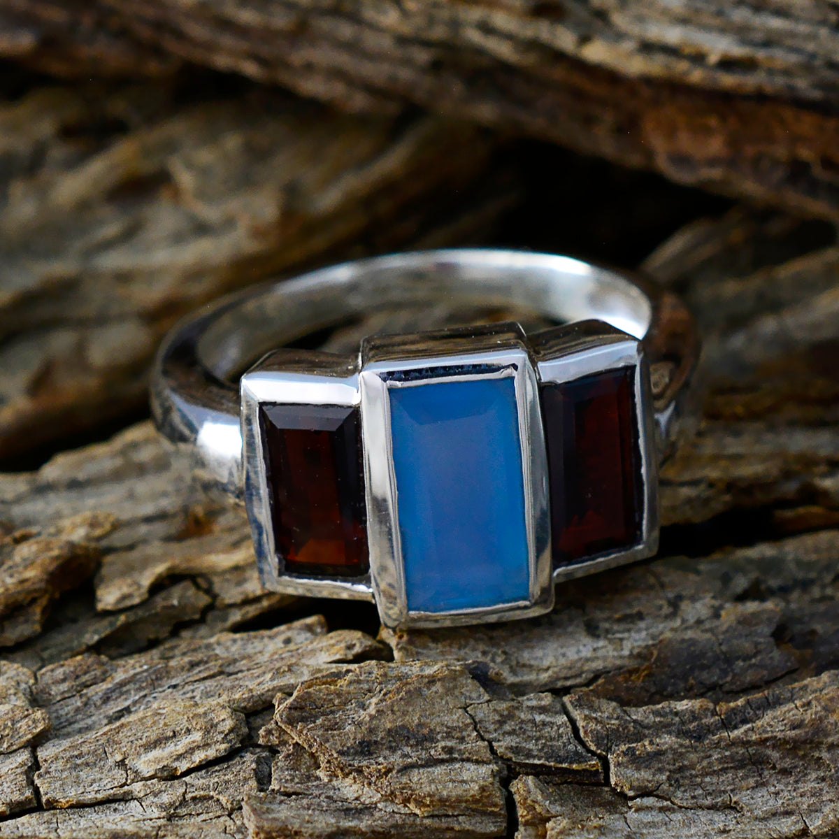 Florencia Glamorous multicolor Trilogy Ring