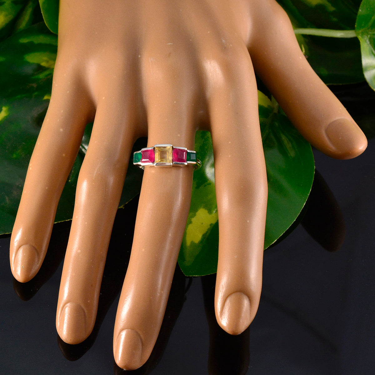 Ayaka Modern multicolor Penta Ring