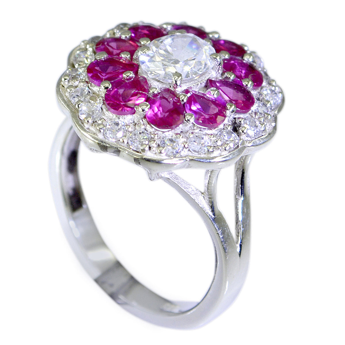 Nisa Contemporary multicolor multiple Ring