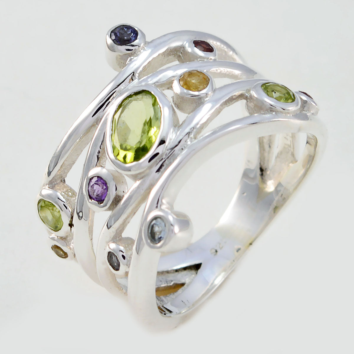 Natcha Romantic Purple multiple Ring