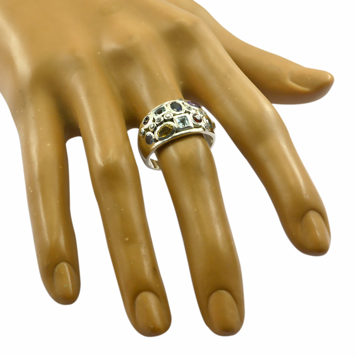 Agustina Sophisticated multicolor multiple Ring