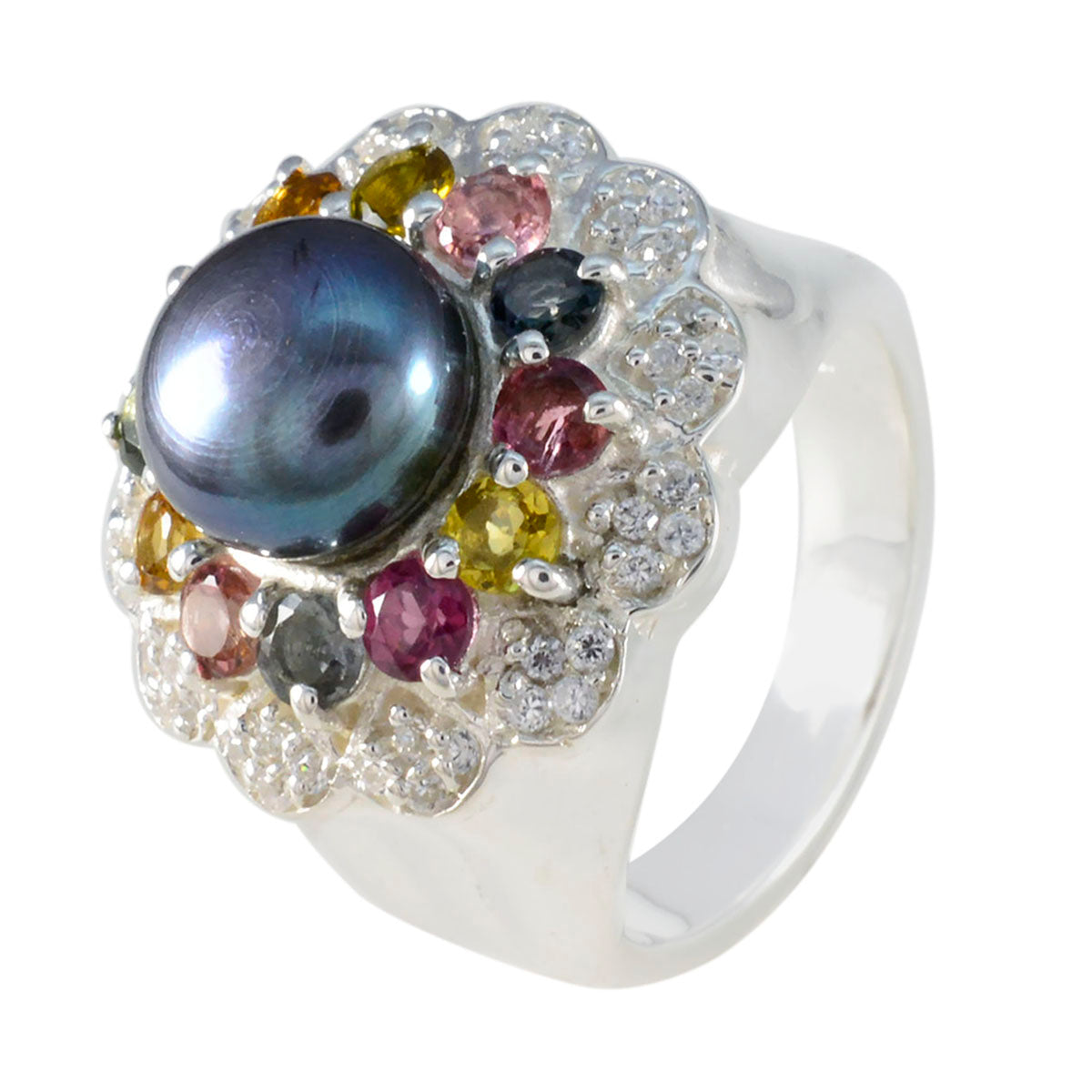 Claire Cocktail multicolor Halo Ring
