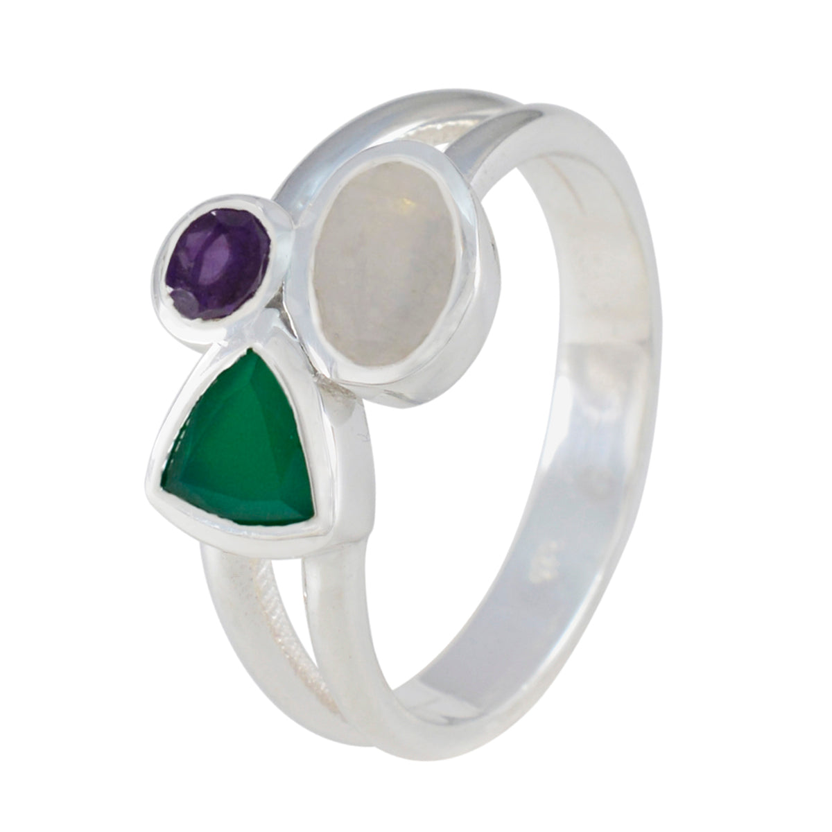 Marie Sophisticated multicolor Trilogy Ring