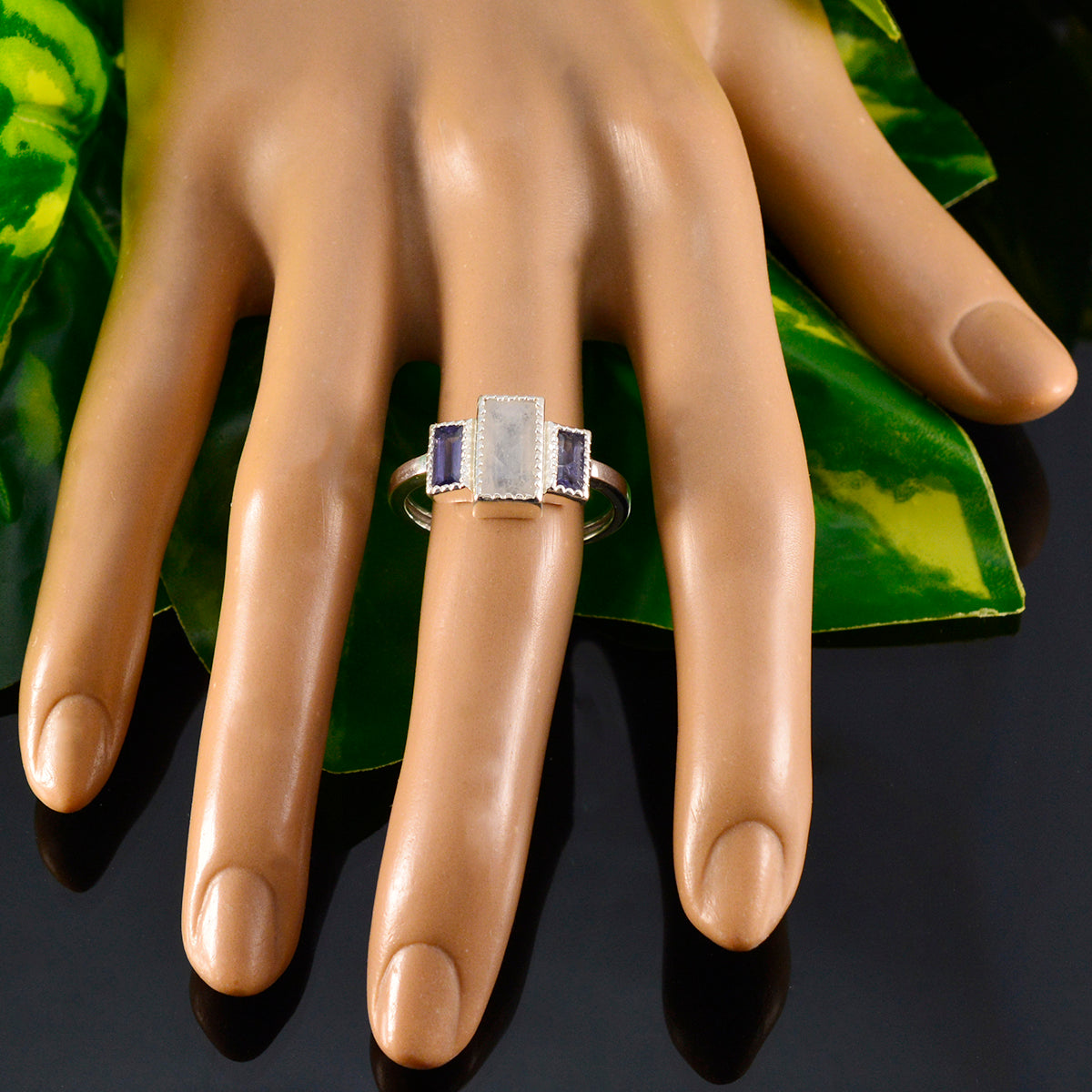 Maria Artisan multicolor Trilogy Ring