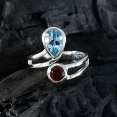 Siti Modern multicolor Toi et Moi Ring