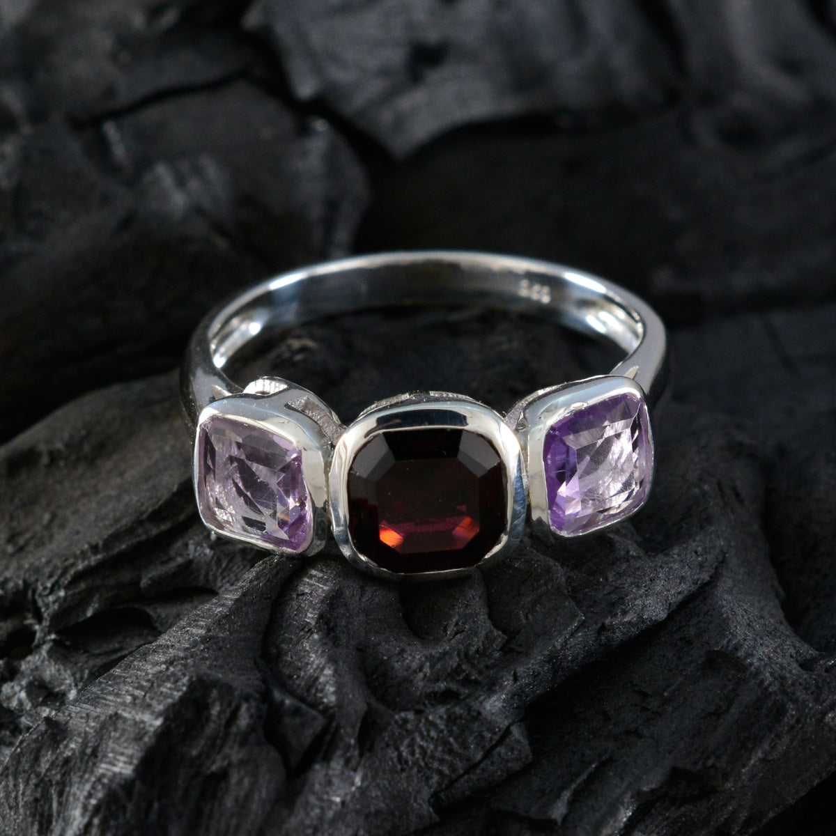 Mariana Abstract multicolor Trilogy Ring