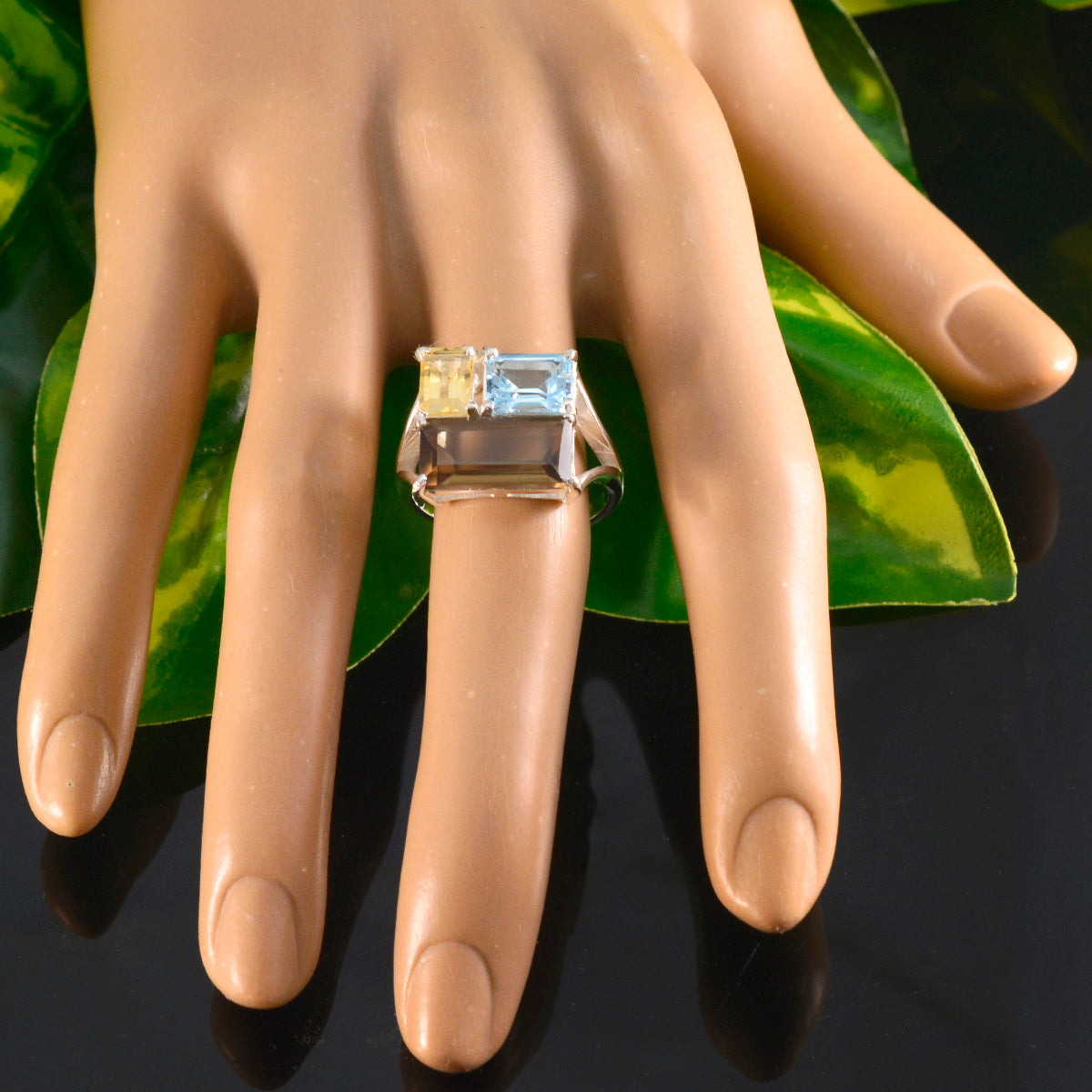 Rebeca Trendy multicolor Trilogy Ring