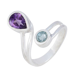 Aisha Romantic multicolor Toi et Moi Ring