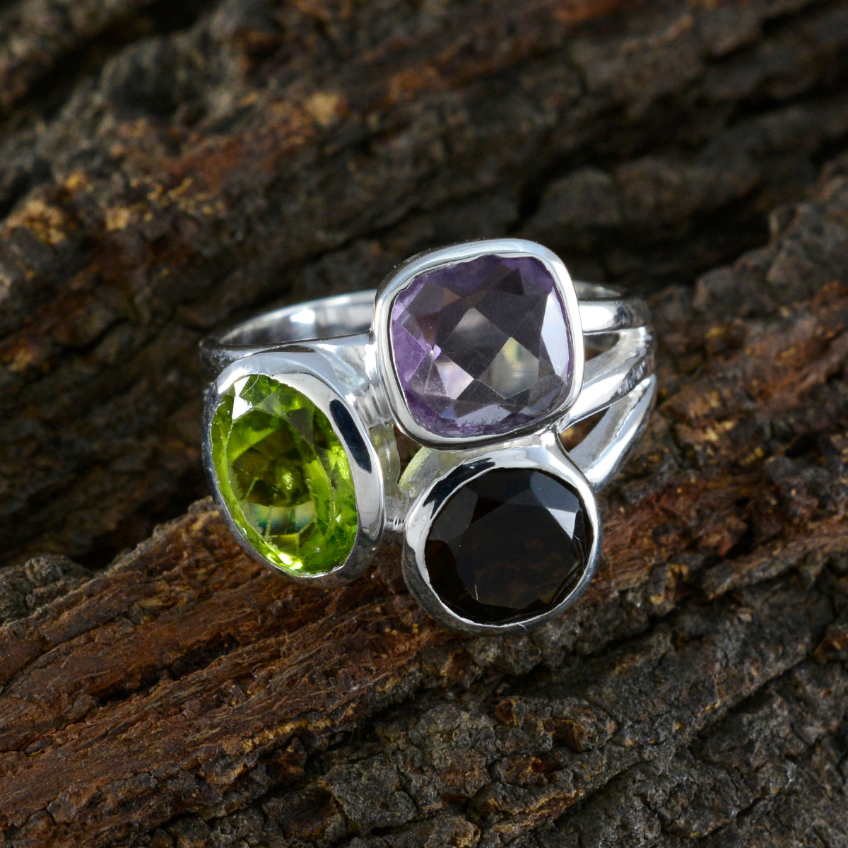 Daniela Cocktail multicolor Trilogy Ring