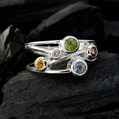 zazlle Modern multicolor Penta Ring