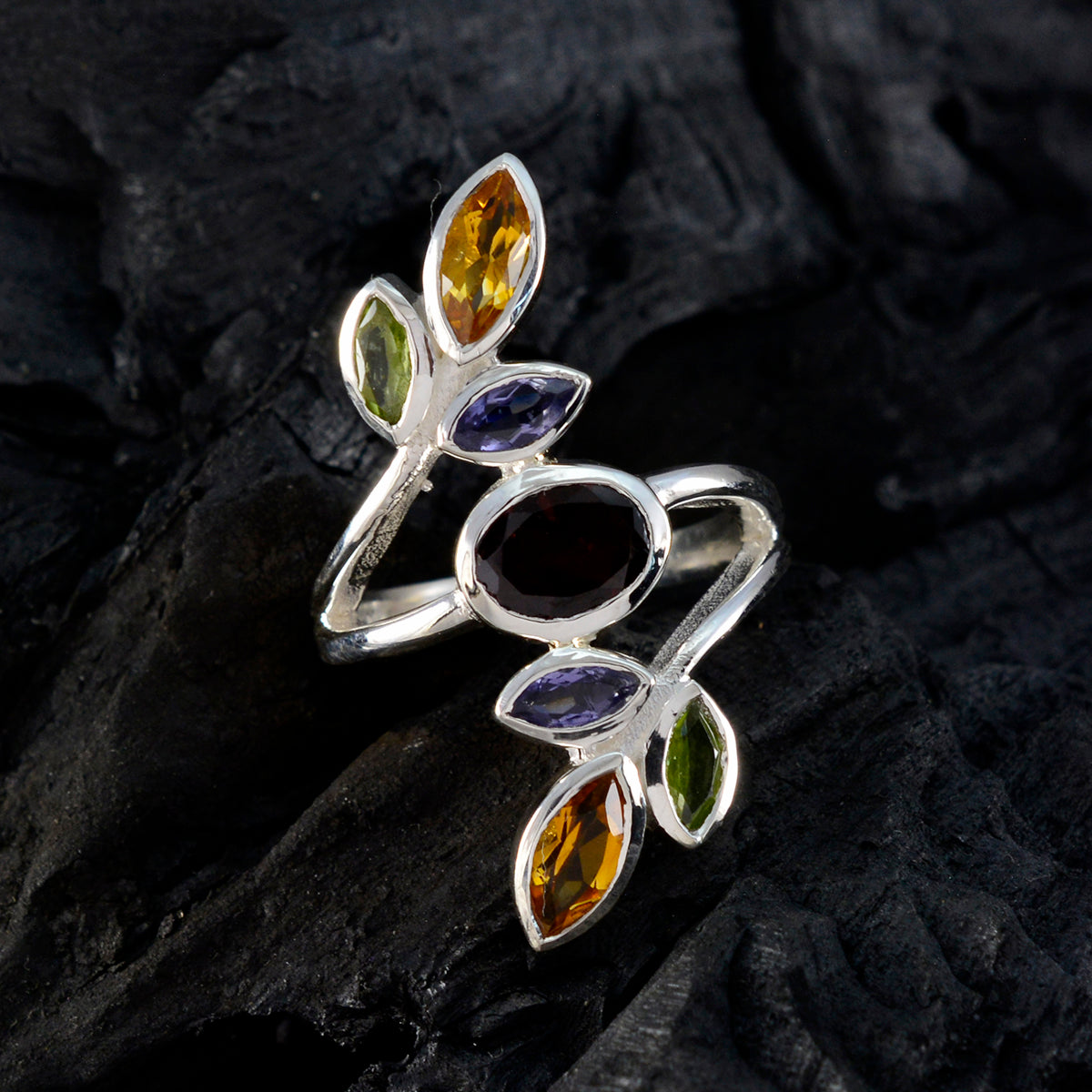 Bianca Cocktail multicolor Hepta Ring