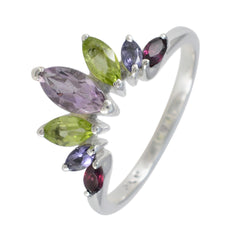 Elena crown multicolor Hepta Ring