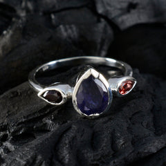 Seo-yeon Abstract multicolor Trilogy Ring