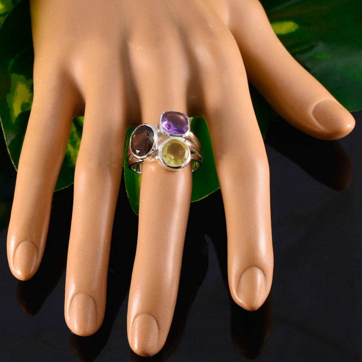 Elena Cocktail multicolor Trilogy Ring