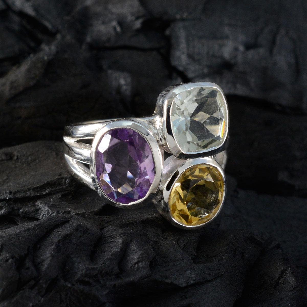 Fernanda Cocktail multicolor Trilogy Ring