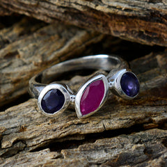 Leah Boho multicolor Trilogy Ring