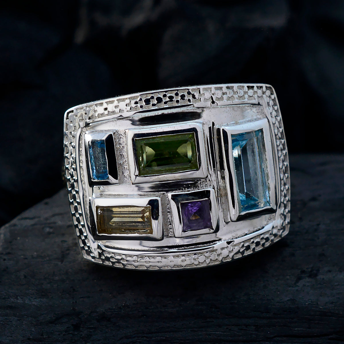 Lorena Cocktail multicolor penta Ring