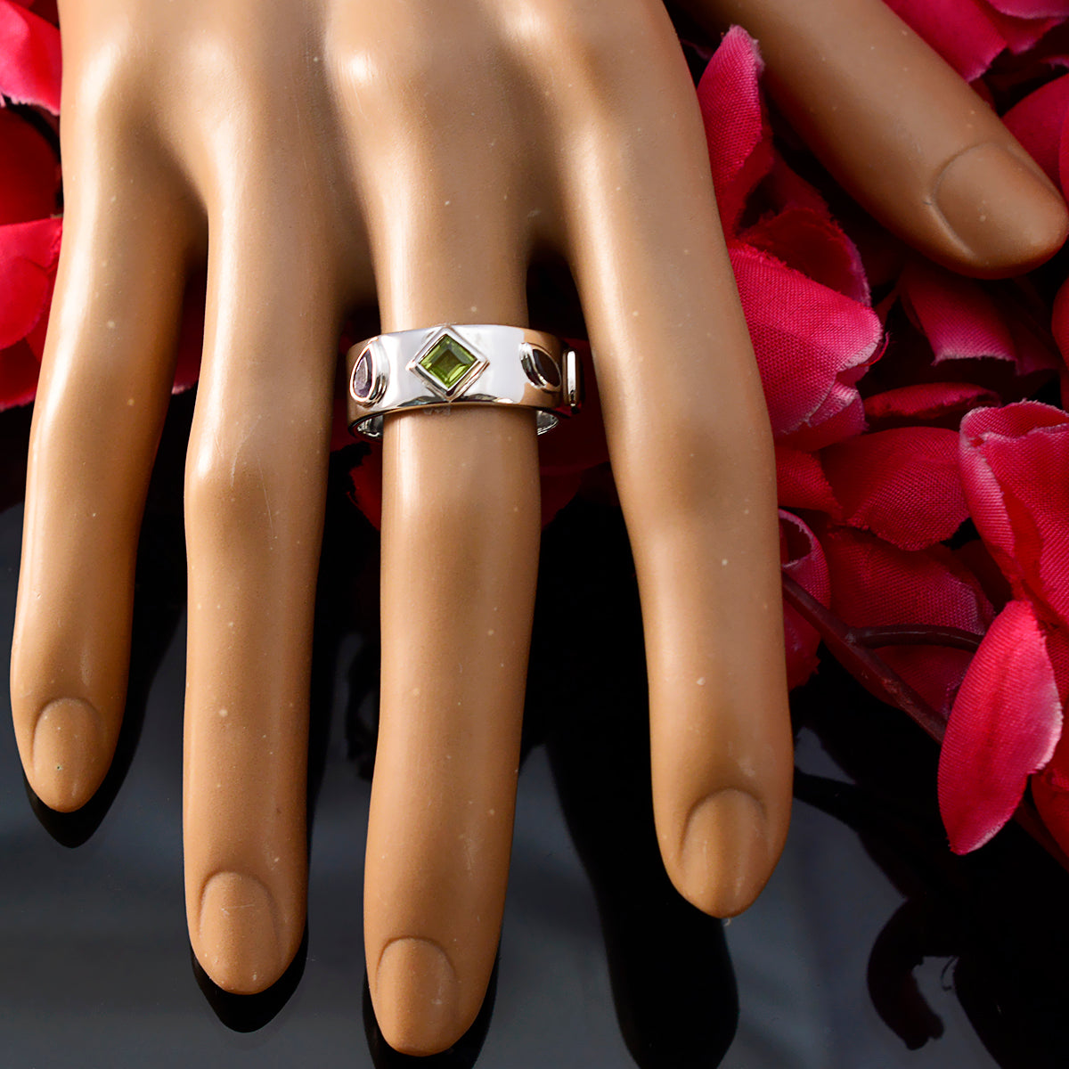 Luisa Abstract multicolor quarter Band