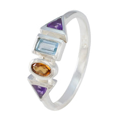 Yasmine Feminine multicolor quarter Ring