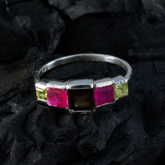 Aurora Abstract multicolor Penta Ring