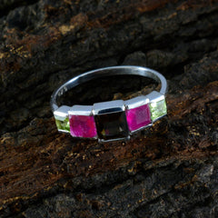 Aurora Abstract multicolor Penta Ring