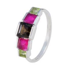 Aurora Abstract multicolor Penta Ring