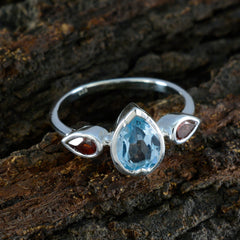 Soo-jin Trendy multicolor Trilogy Ring
