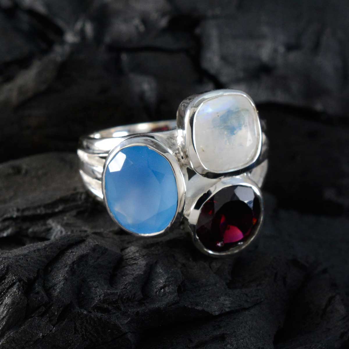 zazlle Cocktail multicolor Trilogy Ring